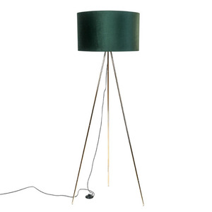 Stojací lampa Zuma Line INGA H06-GD-GR – zelená a zlatá, E27, 155 cm small 0