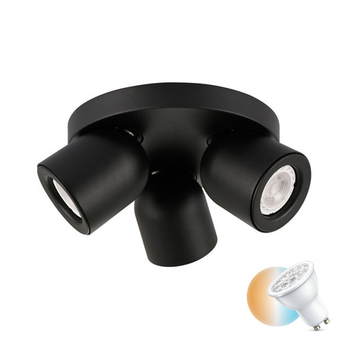 Kontrola Reflektor Italux Nuora černý GU10 3x35W SPL-2855-3C-BL