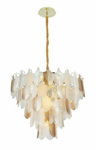 Kontrola Závěsné světlo Max Light Arwena P0418 zlaté 15xE14 80 cm