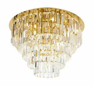 Plafon Max Light Monaco C0206 zlatý 15xG9 60 cm small 0