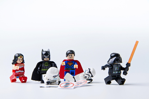Kontrola Fototapeta LEGO, Wonder Woman, Batman, Superman, Star Wars, děti, hračky