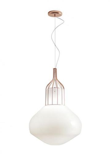 Kontrola Závěsná lampa Fabbian Aérostat 43cm - lesklá měď - F27A13 41