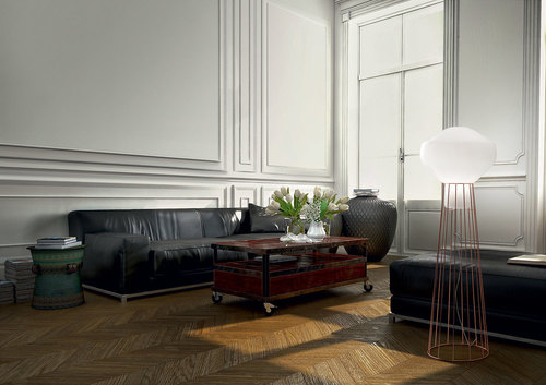 Kontrola Stojací lampa Fabbian Aérostat - lesklá měď - F27C03 41