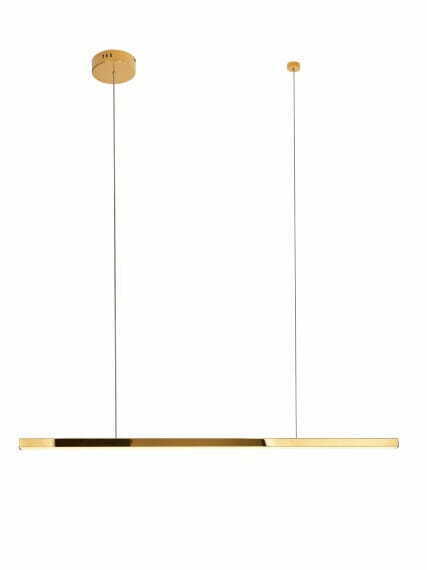 Kontrola Závěsná lampa Max Light Trio P0425D zlatá LED 100 cm stmívatelná Závěsná lampa Max Light Trio P0425D zlatá LED 100 cm stmívatelná