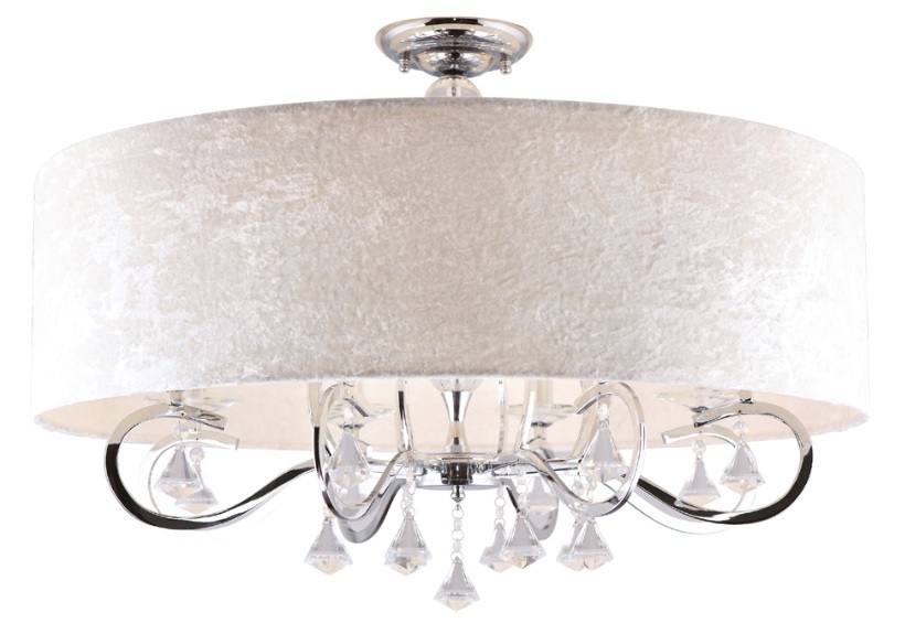 Kontrola Plafon Max Light Amsterdam C0059 chrom ecru 8x40W 80 cm Plafon Max Light Amsterdam C0059 chrom ecru 8x40W 80 cm