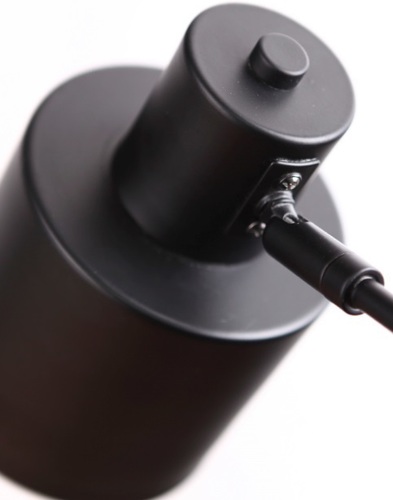 Kontrola Nástěnné světlo Max Light BLACK W0188 černé kovové industriální E27