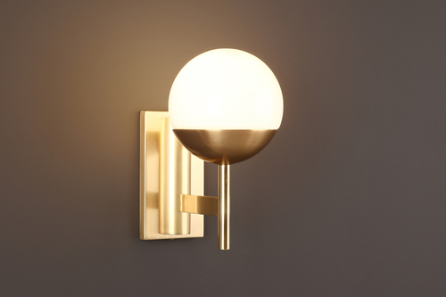 Kontrola Nástěnné světlo Max Light Dallas W0207 zlaté sklo 1x40W