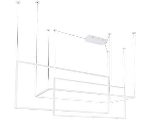 Kontrola Závěsné svítidlo Max Light Geometric P0272 bílé LED 145 cm