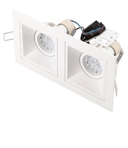 Zapuštěné svítidlo Max Light HIT II H0081 bílé 2xGU10 50W kovové 1 Zapuštěné svítidlo Max Light HIT II H0081 bílé 2xGU10 50W kovové small 1