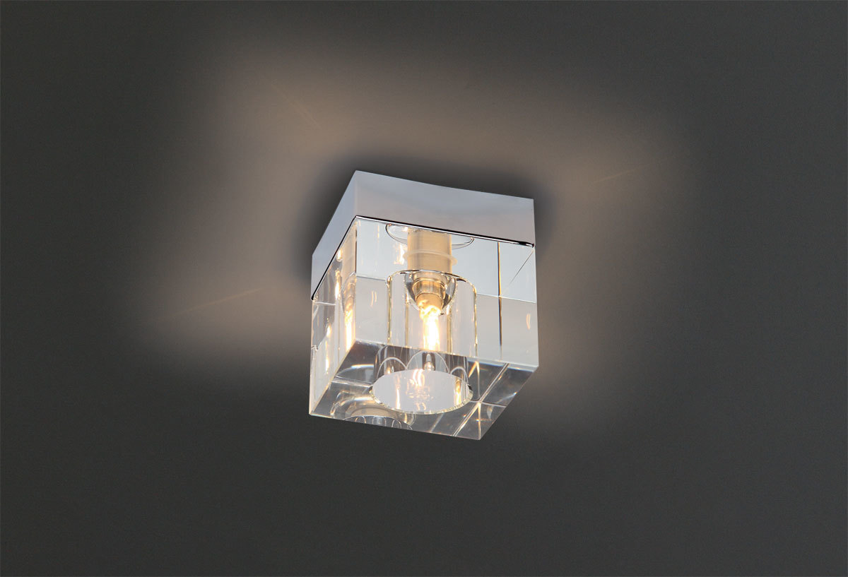 Kontrola Plafon Max Light C0028 chrom G9 40W 9x9 cm Plafon Max Light C0028 chrom G9 40W 9x9 cm