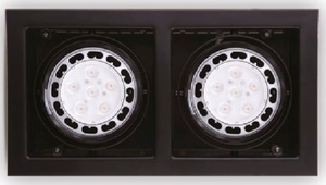 Zapuštěné svítidlo Max Light Matrix II H0049 černé 2x AR111 50W 0 Zapuštěné svítidlo Max Light Matrix II H0049 černé 2x AR111 50W small 0