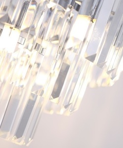 Přívěsek světla Max Light Monaco P0259 chrom sklo 9x40W 42 cm small 1