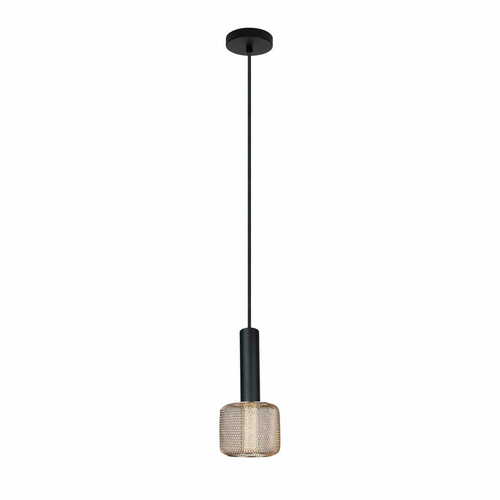 Kontrola Závěsné svítidlo Max Light Mesh P0438 zlaté černé LED 5W 9 cm