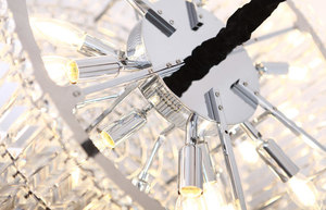 Přívěsné světlo Max Light Puccini P0266 chrom 40 cm 11x40W small 2