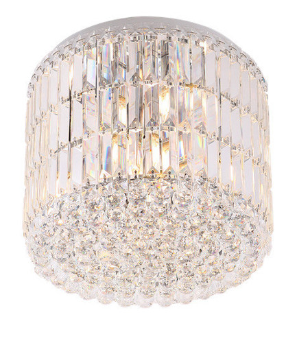 Kontrola Plafon Max Light Puccini C0127 chrom křišťál 11xE14 40 cm