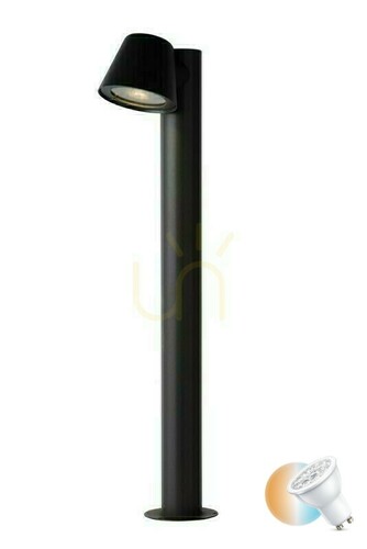 Kontrola Venkovní sloupek Lucide Dingo antracit 70 cm LED IP44 4,5 W GU10 14881/70/30