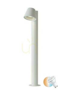 Venkovní sloupkové světlo Lucide Dingo bílé LED 70 cm IP44 14881/70/31 small 0