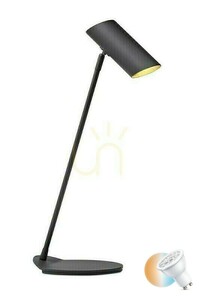 Stolní lampa Lucide Hester antracit GU10 LED 7 W small 0