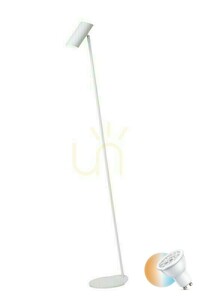 Stojací lampa Lucide Hester bílá GU10 LED 137 cm 19700/01/31 small 0