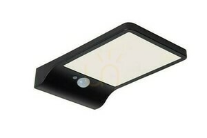 Solární venkovní nástěnné svítidlo Lucide BASIC černé LED 3W 380lm 2700K IP44 se senzorem 22862/04/30 small 0