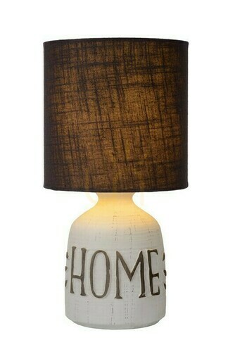 Kontrola Stolní lampa Lucide COSBY bílá keramická Japandi E14 40W 32,5 cm