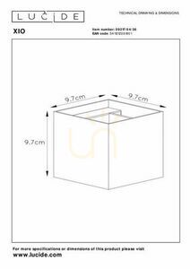 Nástěnné svítidlo Lucide XIO šedé LED G9 4 W 2700 K 380 lm 09217/04/36 small 4