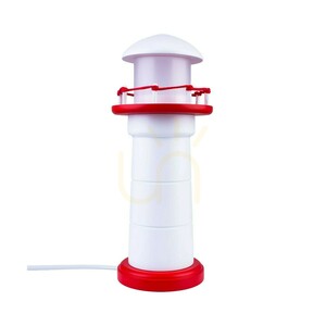 Dětská noční lampička Hellux Latarnia 4113024, bílo-červená, 31 cm small 1