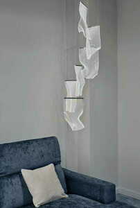 Závěsné svítidlo Max Light Silk P0371D LED 15W chrom 55 cm small 5