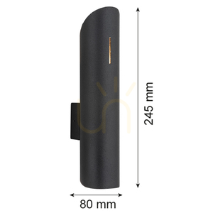 Nástěnné svítidlo ARGON AKRON černé 2xG9 SKU 1037 small 3