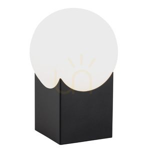 Stolní lampa ARGON AUSTIN opál matná černá E14 4721 small 0