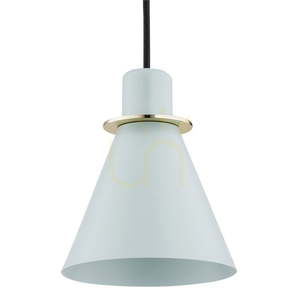 Závěsná lampa Argon BEVERLY matná modrá mosaz E27 4682 small 2