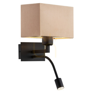 Nástěnná lampa ARGON BILL béžová černá matná 1043 small 0