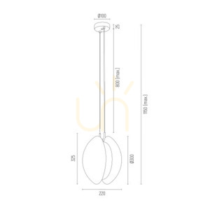 Závěsné svítidlo ARGON BUFFALO opál matné chrom E27 4678 small 5