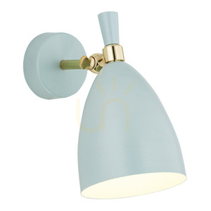 Nástěnná lampa Argon CHARLOTTE modrá matná mosaz E27 4700 small 0