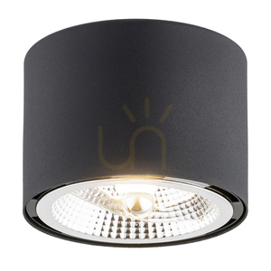 Stropní svítidlo ARGON Clevland černé GU10 1x1W 4691 BZ small 0