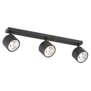 Stropní svítidlo ARGON CLEVLAND 3xGU10 černé 6101 BZ small 0