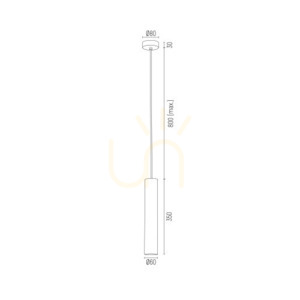 Závěsná lampa ARGON Gomera Plus černá struktura 4756 small 8