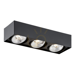 Stropní svítidlo ARGON RODOS PLUS černé 3xGU10 6118 BZ small 0