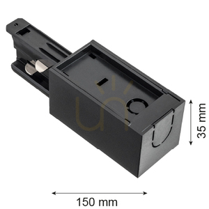 Napájecí terminál pro 3-okruhovou lištu ARGON T-RACK černý 4366 small 1