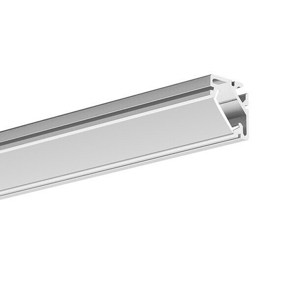 Pohled LED úhlový profil 45-16 Stříbrný elox e6-k1 2m LED úhlový profil 45-16 Stříbrný elox e6-k1 2m