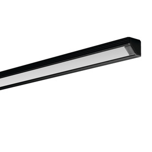 LED úhlový profil černý 45-ALU eloxovaný e6-k7 2m small 2