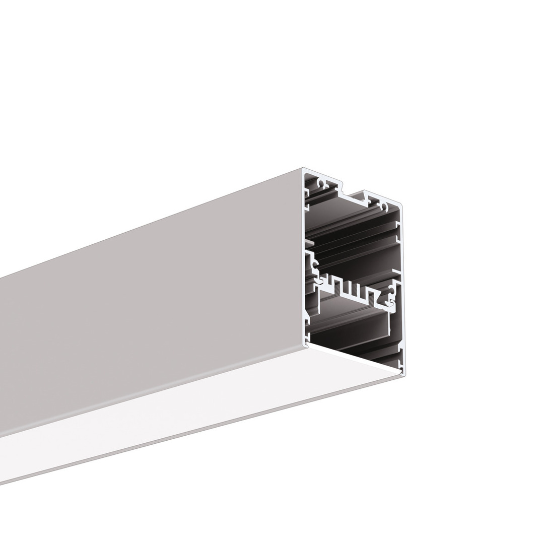LED oboustranný profil MOD-50 Stříbrný eloxovaný e6-k1 1m