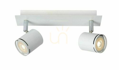Kontrola Reflektor Lucide RILOU bílý 2x GU10 LED 5W 3000K stropní 26994/10/31