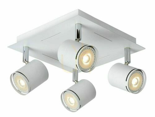 Kontrola Reflektor Lucide RILOU bílý 4x GU10 LED 3000K 26994/20/31
