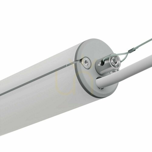 Kontrola Šedá koncovka KLUŚ JAZ-DUO-N-FI-6,5 s otvorem 6,5 mm