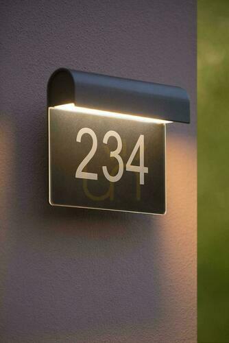 Kontrola Venkovní nástěnné svítidlo Lucide THESI černé LED 8W IP54 3000K 27881/06/30