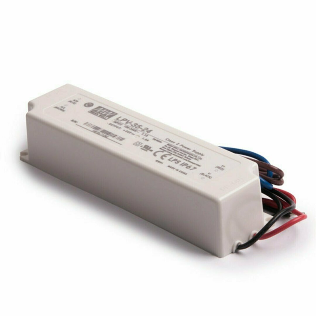 Kontrola Zdroj MW LPV-35-24 24V 36W IP67 Zdroj MW LPV-35-24 24V 36W IP67