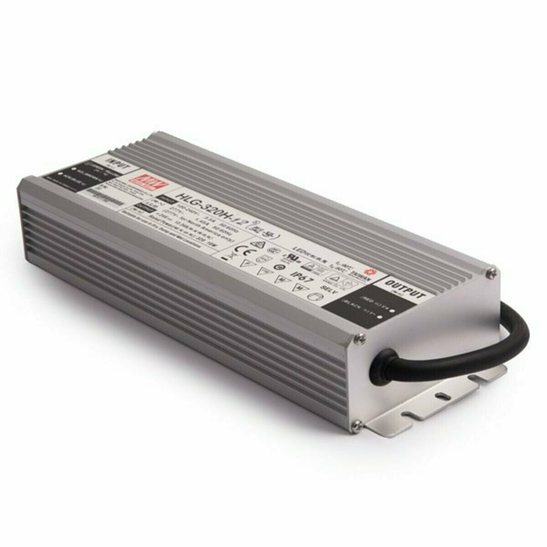 Kontrola MW HLG-320H-12 12V 264W IP67 Napáj MW HLG-320H-12 12V 264W IP67 Napáj