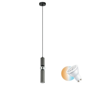Závěsné světlo Italux Isidora GU10 černé PND-14290-1-GR small 0