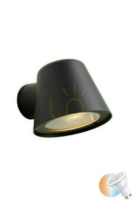 Venkovní nástěnné svítidlo Lucide Dingo LED IP44 antracit 3000K 14881/05/30 small 0